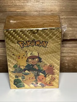 Pokemon Trading Cards Gold Foil Edition Box Set New Factory Sealed - Image 2