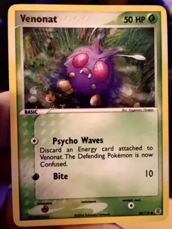 Pokemon Cards Ex Fire Red & Leaf Green Reverse Holo Venonat & Venomoth - Image 2