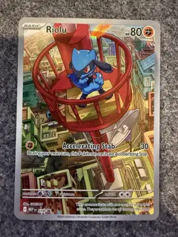 Riolu Mega Evolution ETB Pokemon Card Promo 010 - Image 1