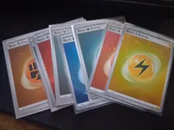 Pokemon TCG Holo Energy Card Lot - Various Types Collection - Image 5