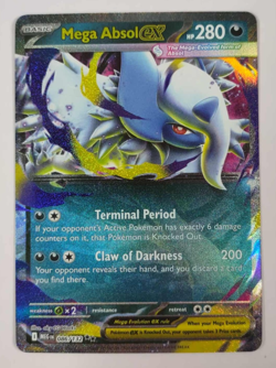 Mega Absol EX 086/132 Mega Evolution Holo Rare Pokemon Card NM - Image 1
