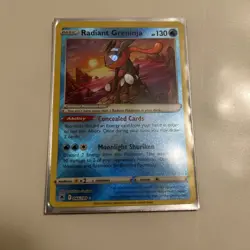Radiant Greninja 046/189 Astral Radiance Reverse Holo Pokemon Card NM - Image 1