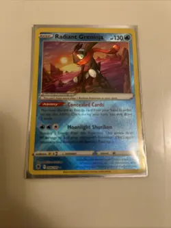 Radiant Greninja 046/189 Astral Radiance Reverse Holo Pokemon Card NM - Image 2