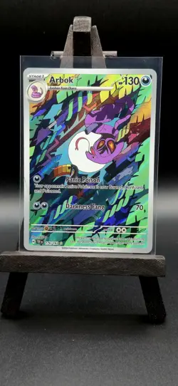 Arbok 176/162 Temporal Forces Full Art Ultra Rare Holo Pokemon Card NM - Image 1