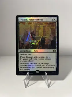 NM Foil Friendly Neighborhood, MTG, Marvel's Spider-Man, Magic the Gathering, 8 - Image 1