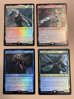Final Fantasy MTG unique And Miscellaneous Promos, P0001 P0002 P0003 P0004 - Image 1