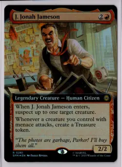J. Jonah Jameson (Extended Art) - Marvel's Spider-Man (SPM) Foil - Image 1