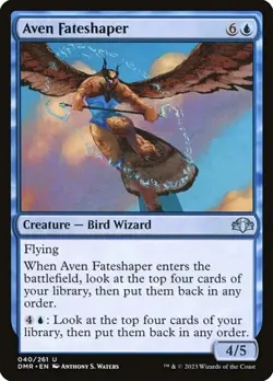 2x Aven Fateshaper - Foil Dominaria Remastered NM MTG - Image 1