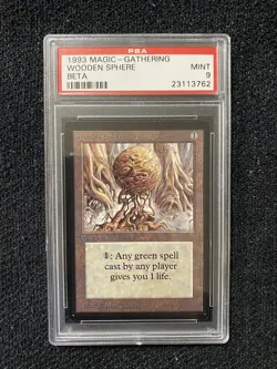Mtg Beta PSA 9 Wooden Sphere | Magic the gathering | Mint | - Image 1