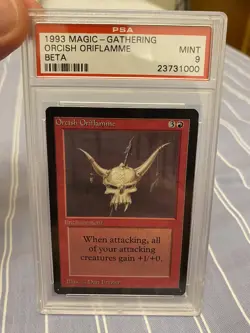 Mtg Beta PSA 9 Orcish Oriflamme | Magic the gathering | MINT | - Image 1