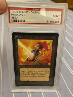 Mtg Beta PSA 9 Paralyze | Magic the gathering | MINT | - Image 1