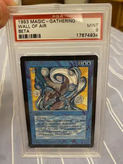Mtg Beta PSA 9 Wall Of Air | Magic the gathering | MINT | - Image 1
