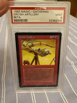 Mtg Beta PSA 9 Orcish Artillery | Magic the gathering | MINT | - Image 1