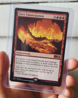 MTG - Fiery Emancipation - Core Set 2021- #143 - Image 2