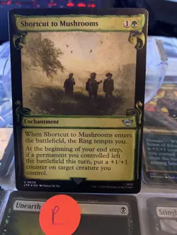 Shortcut to Mushrooms 0187 - Foil - MTG Lord of the Rings - NM - Image 1