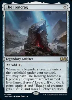 The Irencrag Light Play, English Magic the Gathering MTG Wilds if Eldraine - Image 1