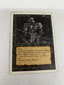 Unlimited Hypnotic Specter MTG Heavy play - Image 1