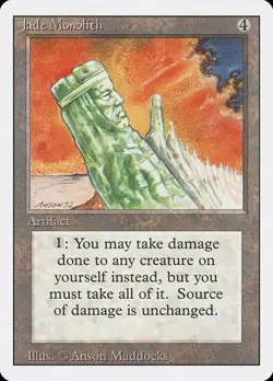 2x Jade Monolith Revised Edition MP MTG - Image 1