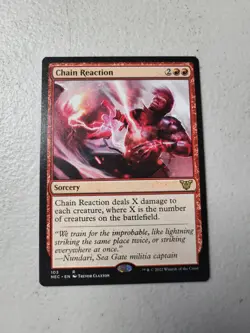Magic the Gathering Chain Reaction Kamigawa: Neon Dynasty Commander MTG NM - Image 1