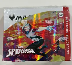 Magic: The Gathering Marvel’s Spider-Man Collector Booster Box 12 Packs Sealed - Image 1