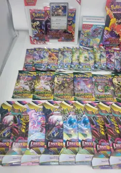 Evolving Skies Fusion Strike Lost Origin Etc Pokemon Booster Pack Lot of 41x - Image 2