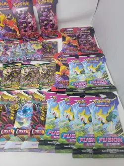 Evolving Skies Fusion Strike Lost Origin Etc Pokemon Booster Pack Lot of 41x - Image 4