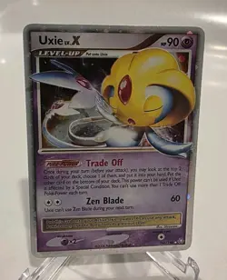 Pokemon Legends Awakened Uxie LV.X 146/146 Ultra Rare Played - Image 1