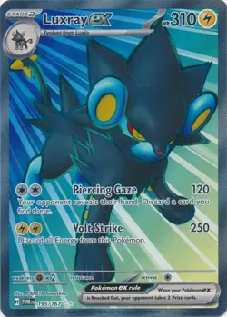 Luxray ex - 195/167 Ultra Rare Twilight Masquerade Pokemon TCG - Image 1