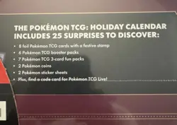 Pokemon TCG 2025 Holiday Advent Calendar Bundle Costco Exclusive Sealed New - Image 4