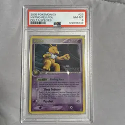 2005 Hypno #23/113 Pokemon Delta Species Reverse Holo PSA 8 NM - MT - Image 1