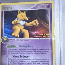 2005 Hypno #23/113 Pokemon Delta Species Reverse Holo PSA 8 NM - MT - Image 3