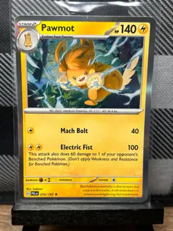 Pokemon TCG; Pawmot 76/193, Paldea Evolved _ HOLO - Image 1