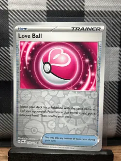 Pokemon TCG: Love Ball 156/167 Twilight Masquerade _ REVERSE HOLO - Image 1
