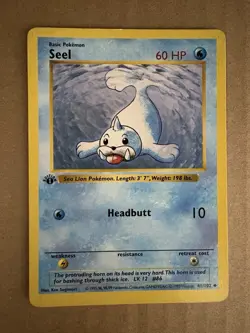 Pokemon - Base Set 1st Edition Shadowless - Seel 41/102 - Uncommon LP - Image 1