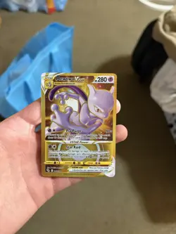 Mewtwo VSTAR (86) (Secret) 086/078 Secret Rare Holo NM Pokemon Pokemon GO - Image 1