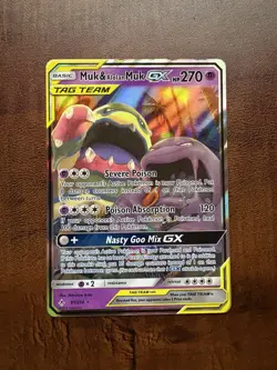 Muk & Alolan Muk GX Tag Team 61/214 Pokemon Unbroken Bonds Ultra Rare Near Mint - Image 2