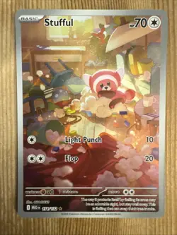 Stufful - 154/132 - Pokemon Mega Evolution 2025 - Illustration Rare Card NM - Image 1