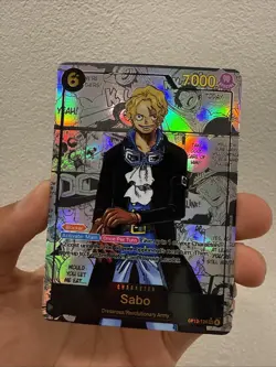 High Quality Textured Sabo Manga Op-13 English Proxy Card - Image 1
