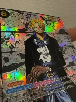 High Quality Textured Sabo Manga Op-13 English Proxy Card - Image 2