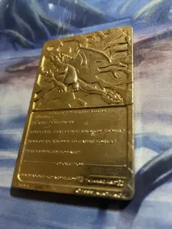 1999 pokemon Special edition 23k gold plated trading card CHARIZARD - BK Promo - Image 4