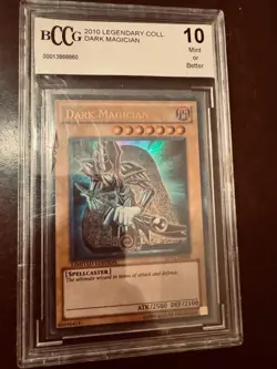 Yu-Gi-Oh Dark Magician 2010 Legendary Collection BCCG Graded 10 Limited Ed. Card - Image 1