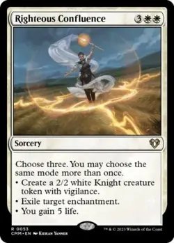 Righteous Confluence -Foil Near Mint MTG Commander Masters - Image 1
