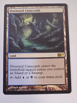 MTG - Drowned Catacomb - Magic 2011 - Image 1