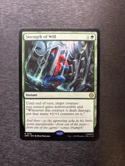 NM Strength of Will, MTG, Marvel's Spider-Man, Magic the Gathering, 118 - Image 1