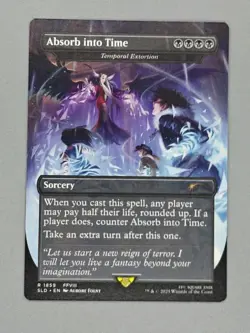 MTG x FINAL FANTASY SECRET LAIR - ABSORB INTO TIME #1859 NON-FOIL - Image 1