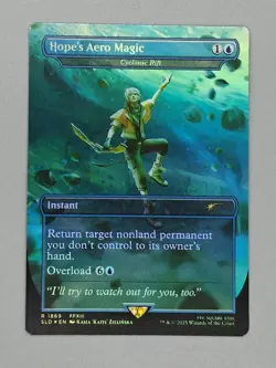 MTG x FINAL FANTASY SECRET LAIR - HOPE'S AERO MAGIC #1869 RAINBOW FOIL - Image 1