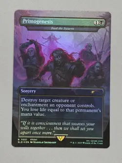MTG x FINAL FANTASY SECRET LAIR - PRIMOGENESIS #7001 RAINBOW FOIL - Image 1