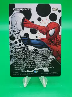 MTG ~ Comeuppance -00 1 ~ borderless ~ Spider-man ~ Mint - Image 1