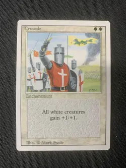 MTG Magic REVISED CRUSADE NM Amazing Condition - Image 1
