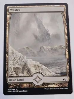 MTG - Full Art Wastes 183 - Oath of Gatewatch - Image 1